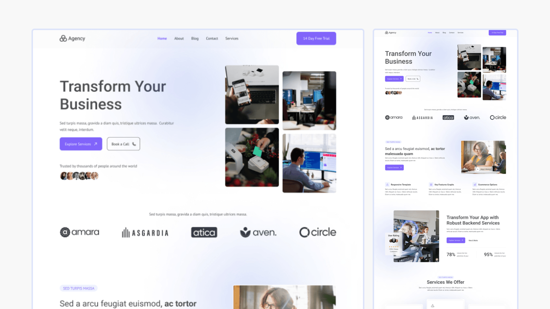 Zyphr – Next.js Starter Kit for Agency & Portfolio Website preview