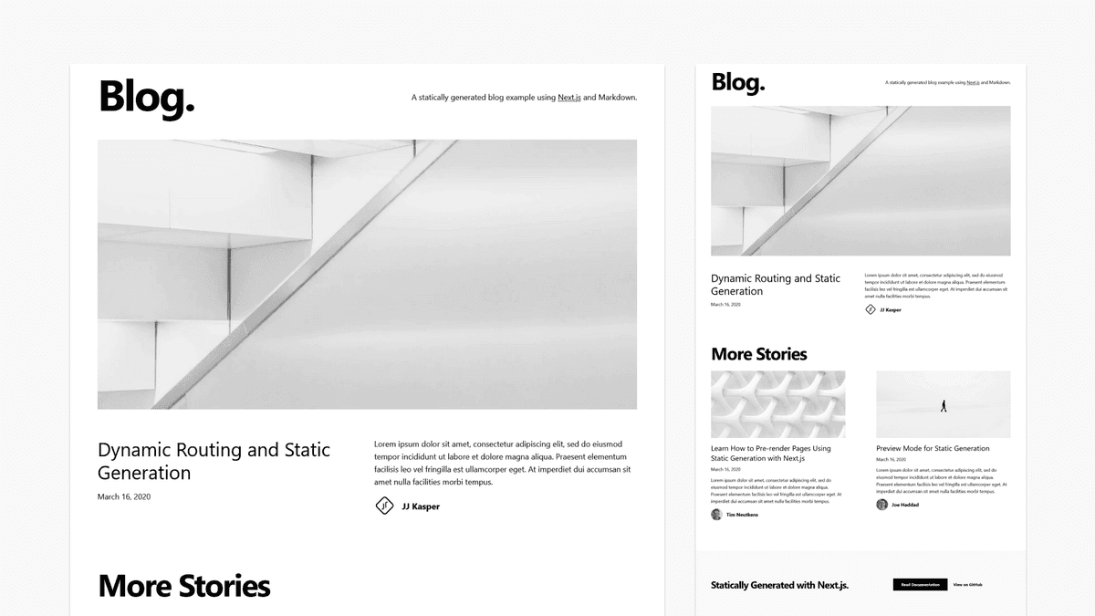Free Next.js Markdown Blog Template